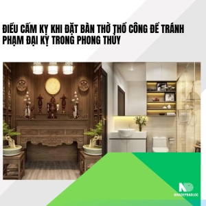 5 điều cấm kỵ khi đặt bàn thờ Thổ Công để tránh phạm phong thủy