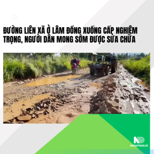 Đường liên xã ở  Hàm Thạnh – Hàm Kiệm xuống cấp nghiêm trọng, người dân mong sớm được sửa chữa
