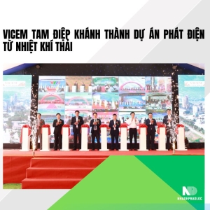 VICEM Tam Điệp khánh thành dự án phát điện từ nhiệt khí thải