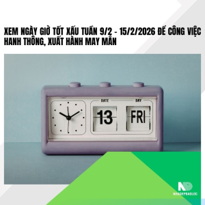 Xem ngày giờ tốt xấu tuần 9/2 – 15/2/2026 để công việc hanh thông, xuất hành may mắn