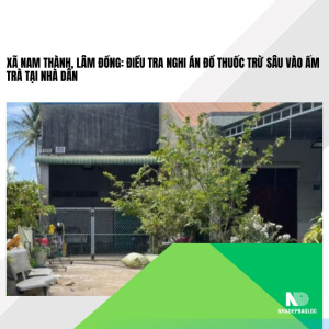 Xã Nam Thành, Lâm Đồng: Điều tra nghi án đổ thuốc trừ sâu vào ấm trà tại nhà dân