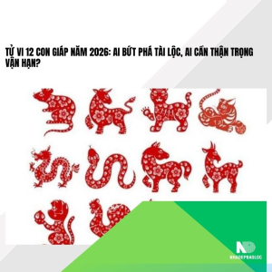 Tử vi 12 con giáp năm 2026: Ai bứt phá tài lộc, ai cần thận trọng vận hạn?