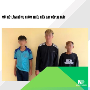 Mũi Né: Làm rõ vụ nhóm thiếu niên cạy cốp xe máy