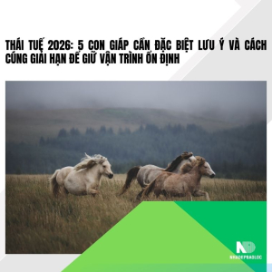 Thái Tuế 2026: 5 Con Giáp Phạm Hạn Và Cách Cúng Giải Hạn Giữ Vận Trình Ổn Định