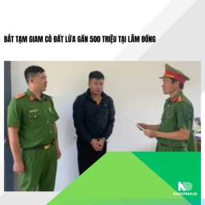 Bắt tạm giam cò đất lừa gần 500 triệu tại Lâm Đồng