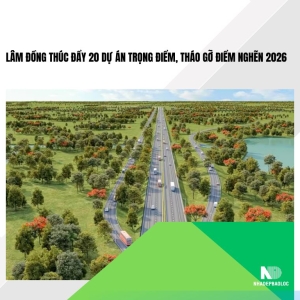 Lâm Đồng thúc đẩy 20 dự án trọng điểm, tháo gỡ điểm nghẽn 2026
