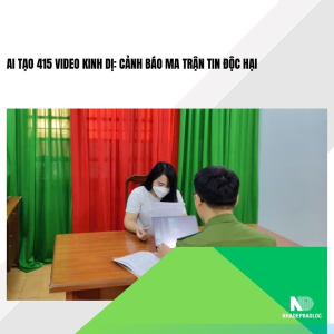 AI tạo 415 video kinh dị: Cảnh báo ma trận tin độc hại