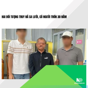 Hai đối tượng truy nã sa lưới, có người trốn 30 năm