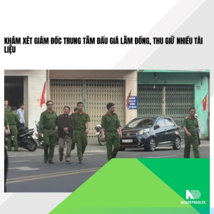 Khám xét Giám đốc Trung tâm đấu giá Lâm Đồng, thu giữ nhiều tài liệu