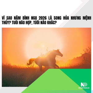 Vì sao năm Bính Ngọ 2026 là Song Hỏa nhưng mệnh Thủy? Tuổi nào hợp, tuổi nào khắc?