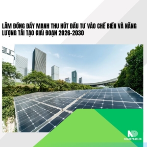 Lâm Đồng đẩy mạnh thu hút đầu tư vào chế biến và năng lượng tái tạo giai đoạn 2026–2030