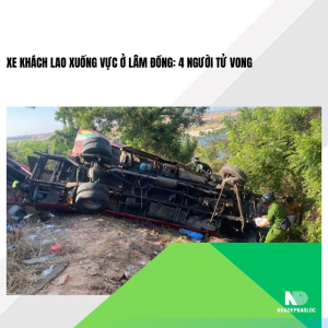 Xe khách lao xuống vực ở Lâm Đồng: 4 người tử vong