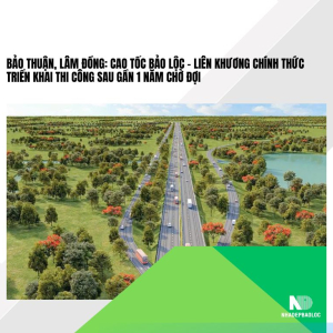 Bảo Thuận, Lâm Đồng: Cao tốc Bảo Lộc – Liên Khương chính thức triển khai thi công sau gần 1 năm chờ đợi