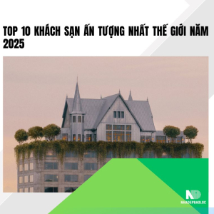 Top 10 khách sạn ấn tượng nhất thế giới năm 2025