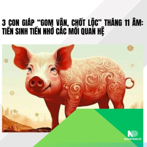 3 con giáp gom vận, chốt lộc tháng 11 âm: Tiền sinh tiền