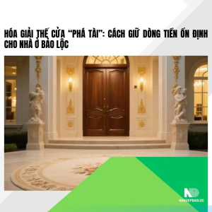 Hóa giải thế cửa “phá tài”: Cách giữ dòng tiền ổn định cho nhà ở Bảo Lộc