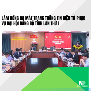 Lâm Đồng ra mắt trang thông tin điện tử phục vụ Đại hội Đảng bộ tỉnh lần thứ I