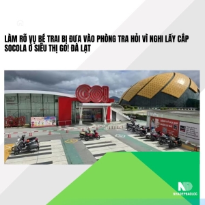 Làm Rõ Vụ Bé Trai Bị Đưa Vào Phòng Tra Hỏi Vì Nghi Lấy Cắp Socola Ở Siêu Thị Go! Đà Lạt