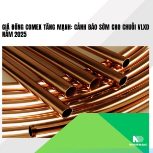 Giá đồng COMEX tăng mạnh: Cảnh báo sớm cho chuỗi VLXD năm 2025