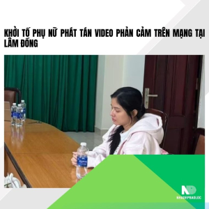Khởi tố phụ nữ phát tán video phản cảm trên mạng tại Lâm Đồng