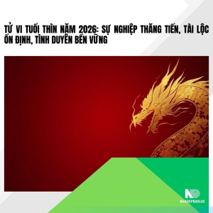 Tử vi tuổi Thìn năm 2026: Sự nghiệp thăng tiến, tài lộc ổn định, tình duyên bền vững